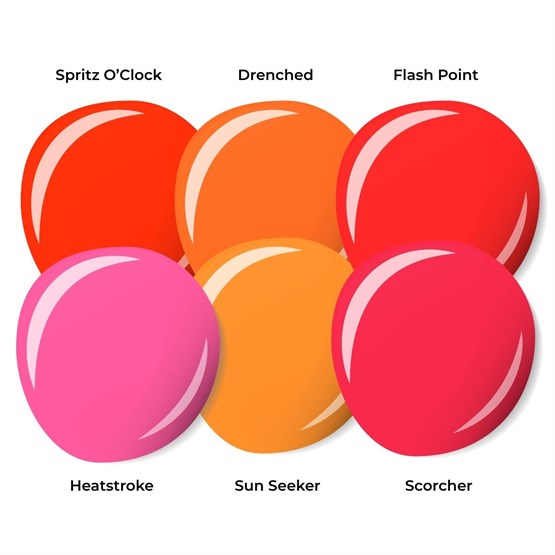 The Manicure Company Heatwave Collection 8ml x6 - Image 3